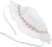 [Beavorty] Summer Sun Hat Adjustable Wide Brim Sun Protection Hat for Comfortable Princess Style for Outdoor Activities Special Occasions White