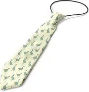 [KAWAMOUSE] Toddler Size ( Geese Silhouettes ) Pre-Tied Adjustable Novelty Necktie, Fashion Conversational Neck Strap Ties for Boys and Children, for Wedding Parties Events, Multi