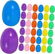 ADOCARN Easter Decoration Set 60pcs Colorful Eggs Fillable Shaped Balls for Decorations and Party Toys