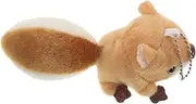 GARIOUANS Cute Plush Squirrel Keychain Pendant Soft Stuffed Animal Bag Charm for Backpacks Clothing Adorable Key Ring for Adults