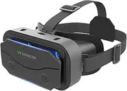 Vr Headset Compatible - Glasses Virtual Reality Headset, Immersive Fitness Experiences | Headset Without Remote Control, Virtual Reality Headsets Vr, 3D Virtual Reality Glasses for Smartphone