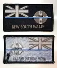 NSW Thin Blue Line, Police Patch, State Flag, Subdued, TBL, Law Enforcement