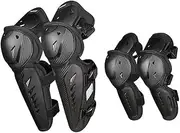 Racing Knee Guards Pads Braces Motorcycle Protection Knee and Equipment Elbow Protector Motocross Knee Pad Biker 4 Season Anti-Fall Guards Knee and Shin Guard Knee Cap Pads Protector