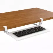 Stand Up Desk Store Large Clamp-On Retractable Adjustable Keyboard Tray | Imp...