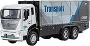 Scale Finished Model Car 1:32 for Wing Span Container Transporters Alloy Die-Casting Scale Model Car Collectibles Decoration Die-cast Vehicle(Chrome)