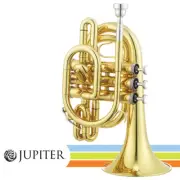 Jupiter 700 Series JTR710Q Key of Bb Lacquered Brass Body Pocket Trumpet w/ Case
