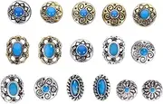 Happyyami 2Sets Retro Nail Charms Gems Stylish Nail Art Supplies for Unique Manicures Easy Application Durable Fade Resistant Designs for DIY Nail Art