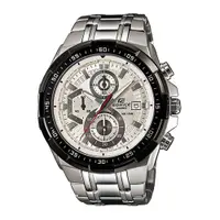 在飛比找PChome24h購物優惠-CASIO EDIFICE系列 耀眼急速賽車三眼運動錶-黑X