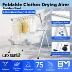 Foldable Clothes Drying Airer Laundry Dryer Rack Portable Garment Hanger Stand