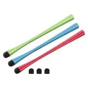 3pcs Stylus Pens for Touch Screens Slim Capacitive Stylus Pen Red/Blue/Green