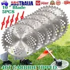 5PCS 10" Carbide Tipped 40T Brush Cutter Blade Whipper Snipper Brushcutter TCT