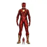 The Flash Ezra Miller Official Lifesize Cardboard Cutout with Free Mini Standee