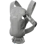 Baby Carrier Mini In Light Grey 3D Mesh - Metro Baby