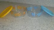 4 PC Disney The True Original Minnie Mouse 100th Ann. Pyrex Storage Bowl Set