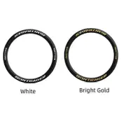 Mountain Bike Wheel Stickers for Bontrager AEOLUS PRO5 Pro 5 Sunscreen Waterproof Antifade MTB Road Bicycle Decals Free Shipping D-b White