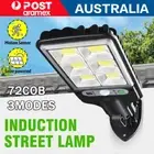 COB LED Solar Street Light Lamp Motion Sensor Lights Remote Garden Yard Flood AU