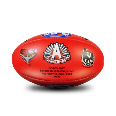 Sherrin AFL Football ANZAC Day 2024 Super Soft Touch Ball size 3