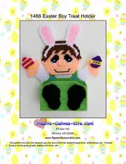 Easter Boy Treat Holder-Plastic Canvas Pattern or Kit
