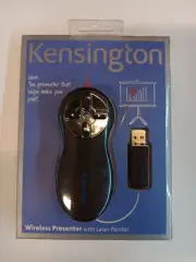 Kensington Wireless Presenter with Red Laster Pointer-65 Feet-Sealed, Brand New