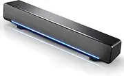 V-196 USB Wired Computer Speaker Bar Stereo Subwoofer Powerful Music Player Bass Surround Sound Box 3.5mm o Input for PC Laptop Phone MP3 MP4