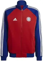adidas FC BAYERN 21/22 ANTHEM JACKET, Red/Mystery Ink, XX Large
