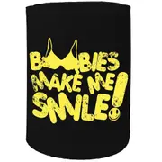 Alcohol Golf Stubby Holder - Boobies Make Smile - Funny Novelty Birthday Gift Joke Beer Can Bottle