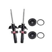 Pair Front KYB Shock Absorbers + Strut Mount Kit for Ford Mondeo HC HD HE 96-00