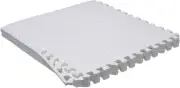 8 White Exercise Mat EVA Foam Interlocking Tile Gym Floor Fitness Yoga Workout