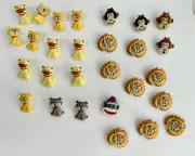 Animal Kids Fun Buttons Sew Craft Scrap 28 Assortment Monkey Dogs Cats Lions