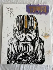 Custom Marvel Thanos Canvas Art Print Only One Of It’s Kind.