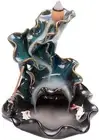 Fish Waterfall Backflow Incense Holder,Home Deco Backflow Incense Burner