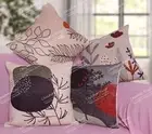 Set of 4 Multicolor 18x18 Digital Printed Cotton Housewarming Boho Cushion Cover