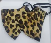 2 Pack Cheetah / Leopard Print Face Masks