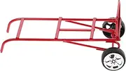 Vaguelly Miniature Metal Hand Cart 1:10 Scale Plareal Toy Cart for Model Display Red Miniature Scene Prop Truck