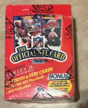 1989 Pro Set Series 2 II Football Wax Box BBCE Sealed & Authenticated