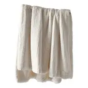Bianca Tambar Natural Throw Rug Faux Fur Sofa/Bed Decor 170x130cm Polyester