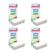 4x White Magic Aquarium Eraser Sponge Glass/Acrylic Fish Tank/Terrariums Cleaner