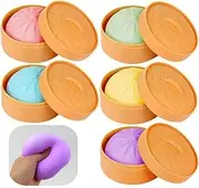 Home&Husky 5PCS Colorful Dumpling Squishy Stress Balls Sensory Toys Fidgets, Pop It Stress Ball Squishy Toys, Fidget Toys Pop Its Squishies Fidget Pack, Yellow, Blue, Green, Pink