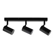 Zena 3 Light Black Spotlight