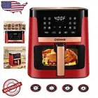 Health-Conscious 1700W Air Fryer 7.5 QT - Touch Screen & Non-Stick Basket