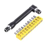 Hex Socket Wrench 1/4Inch L Shaped Socket Wrench Set with 10Pcs Various6643