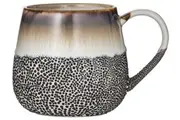 Leaf & Bean Roma Reactive Glaze 6 Piece Mug Set 500ml Mocca