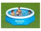 Bestway Fast Set 8' X 26" Round Inflatable Pool