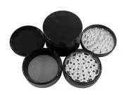 SharpStone Classic (3.5" Inch) Hard Top Shredder - 4pc, XX-Large, Black