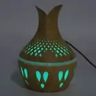 300ml Wood Grain Humidifier USB Powered Aroma Diffuser Humidifier W/Ambient✪