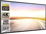 Screen Projector Screen Portable Foldable for Home Theater Outdoor Indoor Double Side Projector Screen Projection Screens(84 inch)