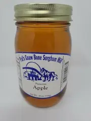 Pat's Gnaw Bone Sorghum Mill Apple Preserves Indiana Local Amish 19oz