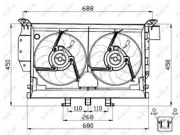 RTG Engine Cooling Fan Fits Citroen Berlingo Peugeot Partner 406 306 #3