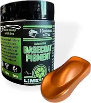 LiME LiNE Base Coat Maker Pigment Powder, Automotive Grade, Basecoat (Metallic Orange Pearl)