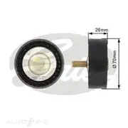 Gates Idler Pulley - 36296